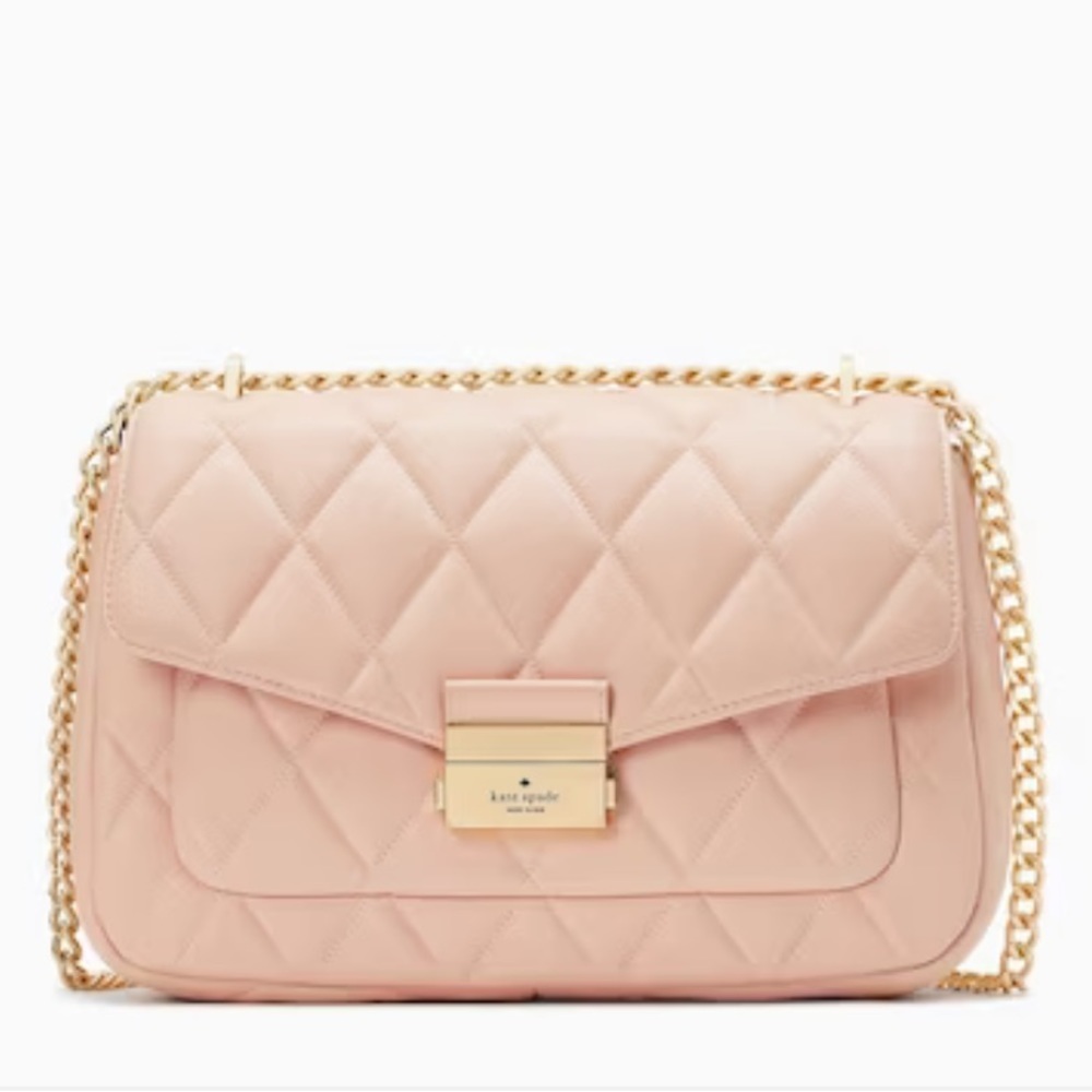 Kate Spade Carey Small Quilted Leather Flap Shoulder Crossbody Bag